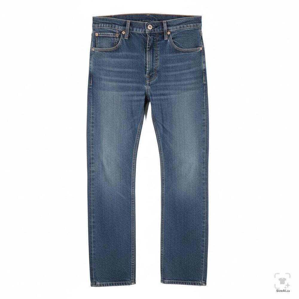 Levis 559 Jeans Mens 34x29 Blue Denim Relaxed Straight Stretch Medium Wash